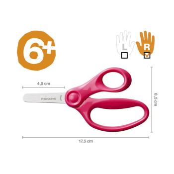 Preview: Fiskars Kinderschere 13cm pink 6+